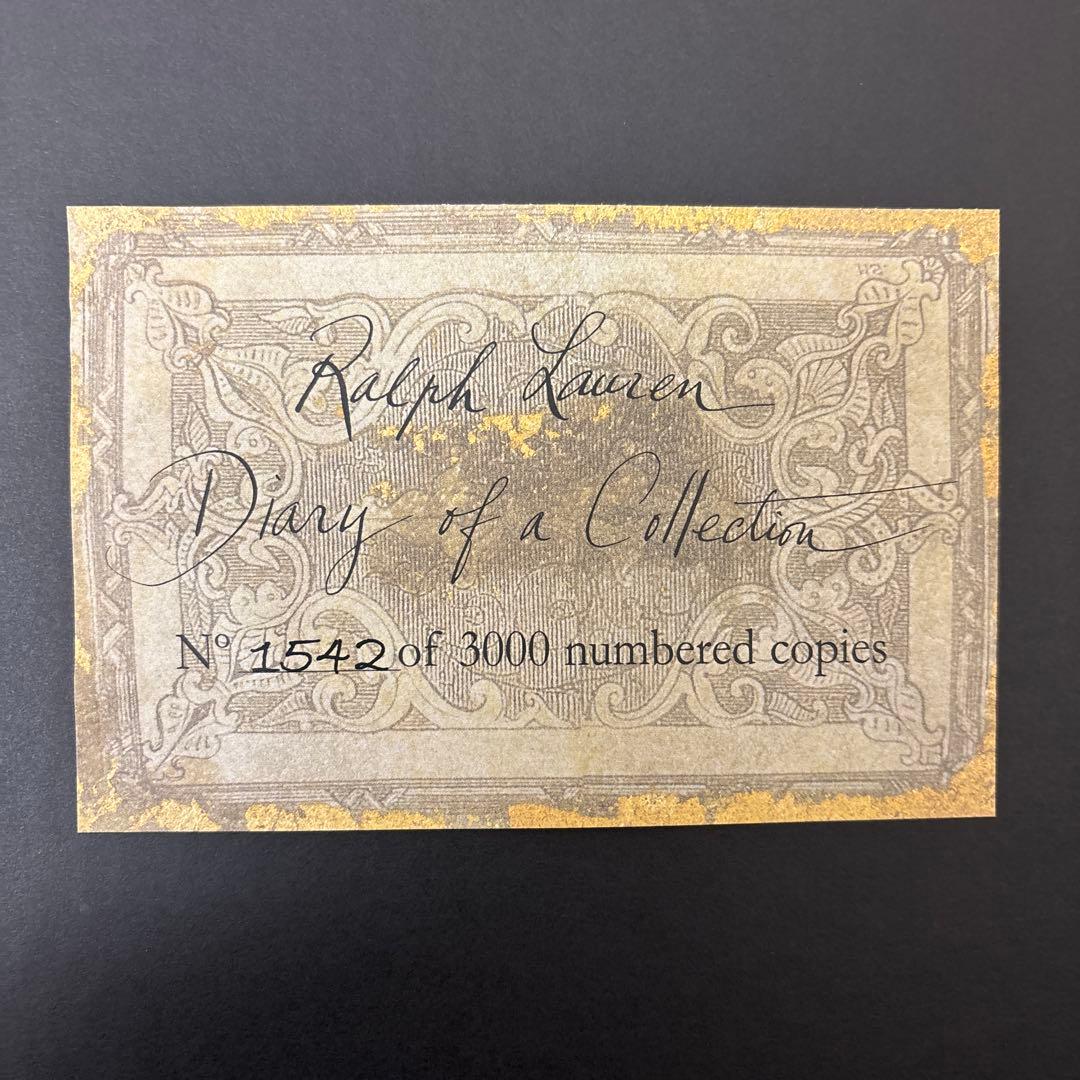 アート・デザイン・音楽 Ralph Lauren Diary of a Collection