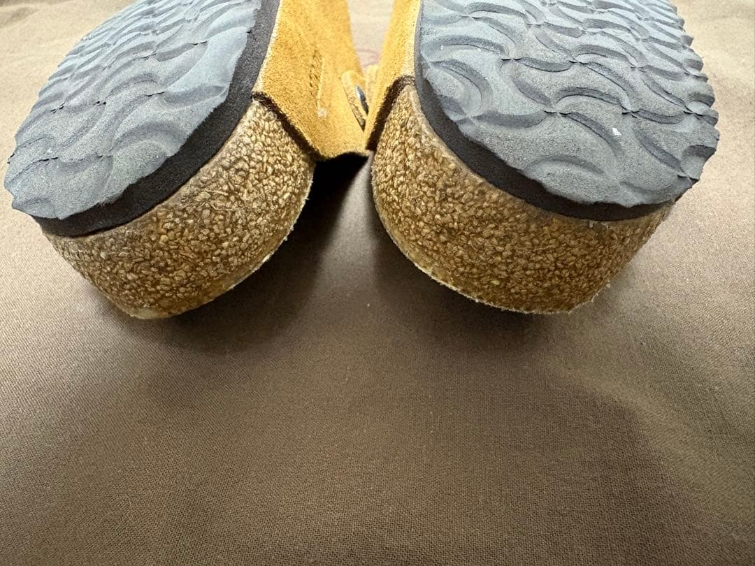 極美品 ビルケン ボストン スエード 39 25cm レギュラー幅