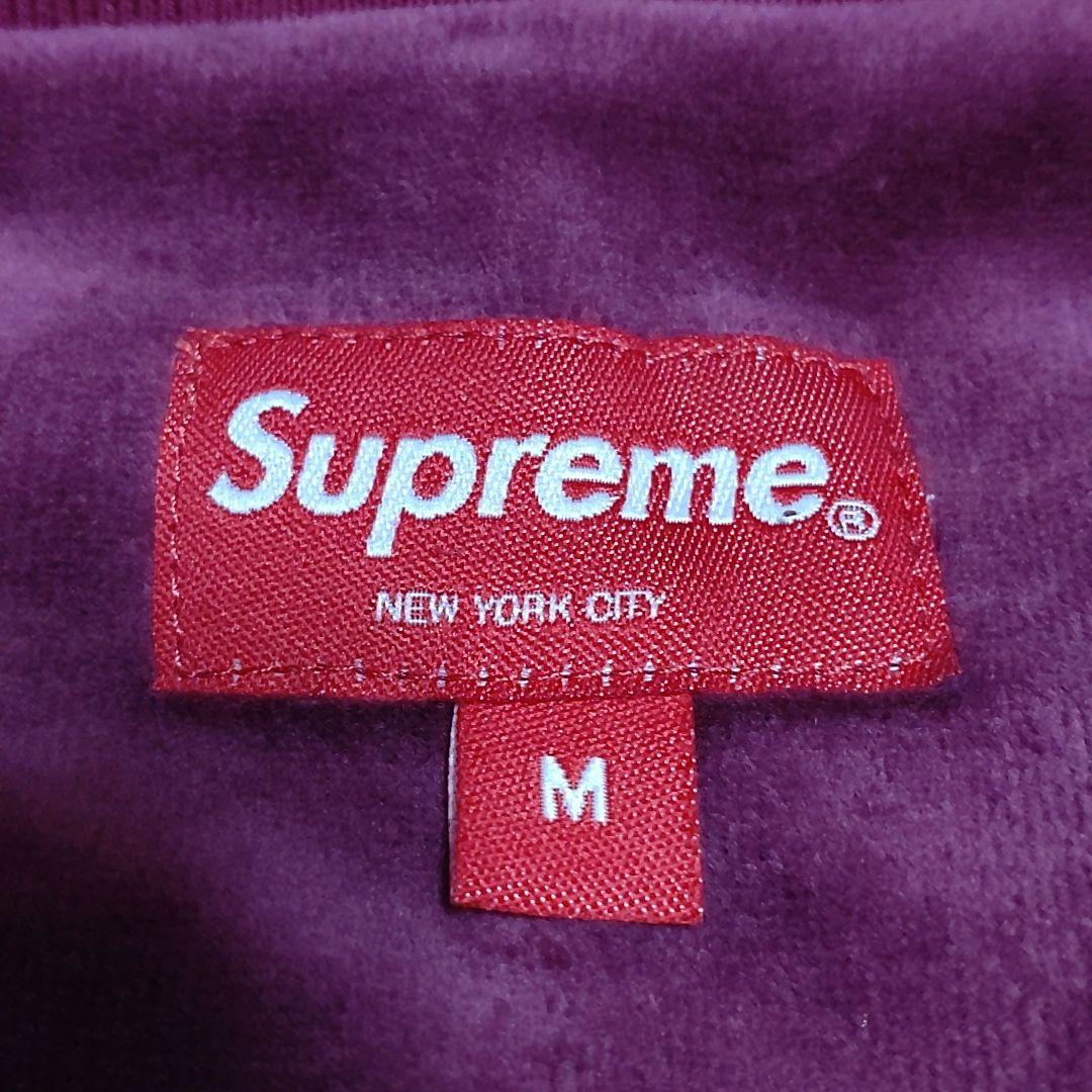 【美品】Supreme Floral Patchwork Velour Polo