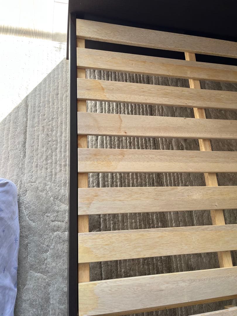 江戸川区引き取り希望　フランスベットダークブラウン シングルベッドフレーム