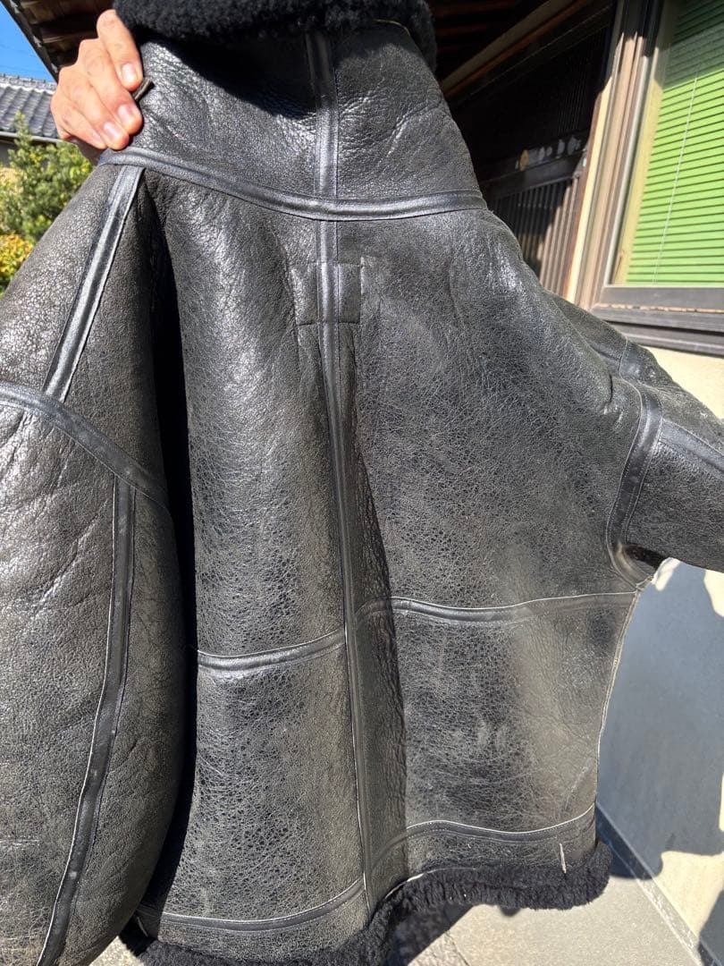 AVIREX B-3 ムートンジャケット フライトジャケット シープスキン