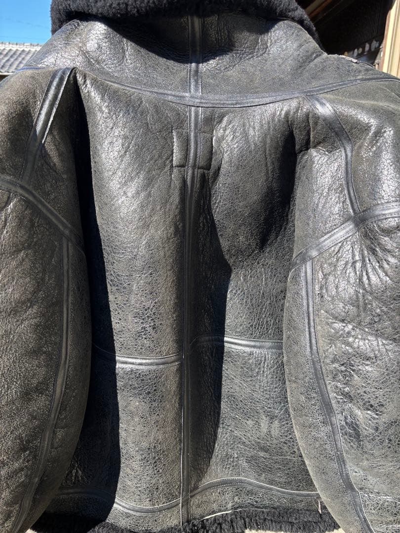 AVIREX B-3 ムートンジャケット フライトジャケット シープスキン