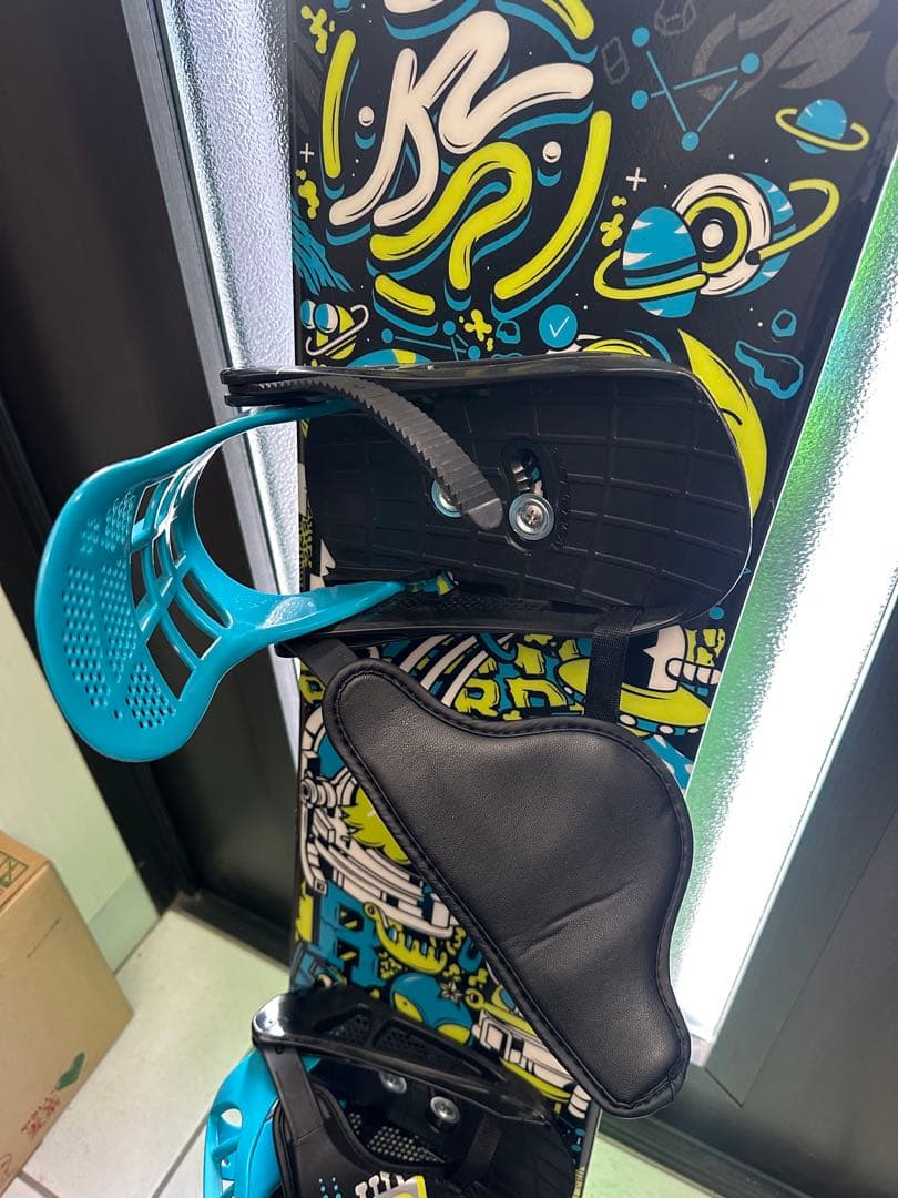 子供用120cmスノーボード ビンディングとブーツ 22cmセット k2