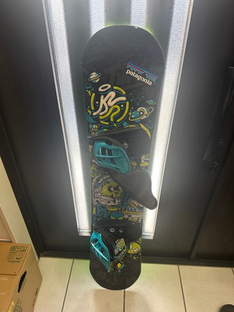 子供用120cmスノーボード ビンディングとブーツ 22cmセット k2