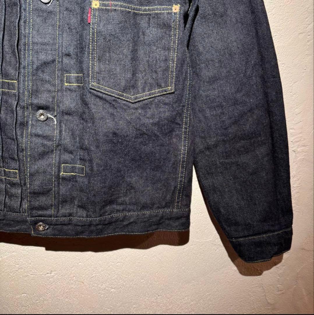廃盤【TCBjeans】大戦モデル Tバック 赤タブ デニムジャケット 40