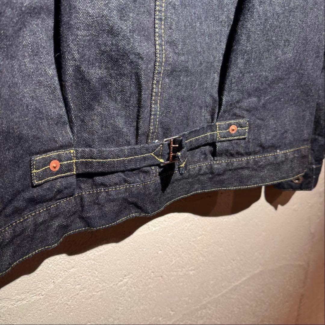 廃盤【TCBjeans】大戦モデル Tバック 赤タブ デニムジャケット 40