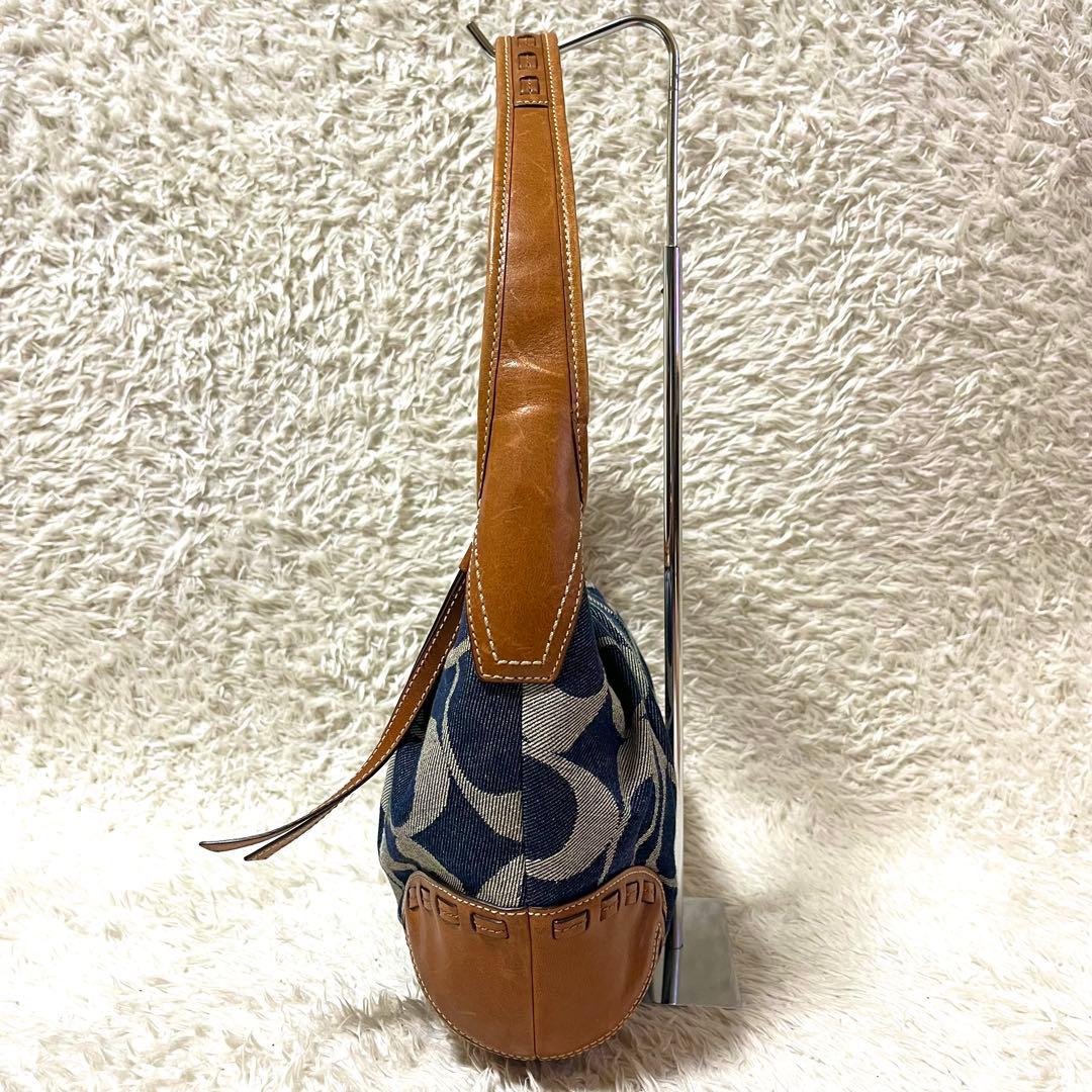 ✨状態良好✨COACH ワンショルダーバッグ y2k シグネチャー デニム生地