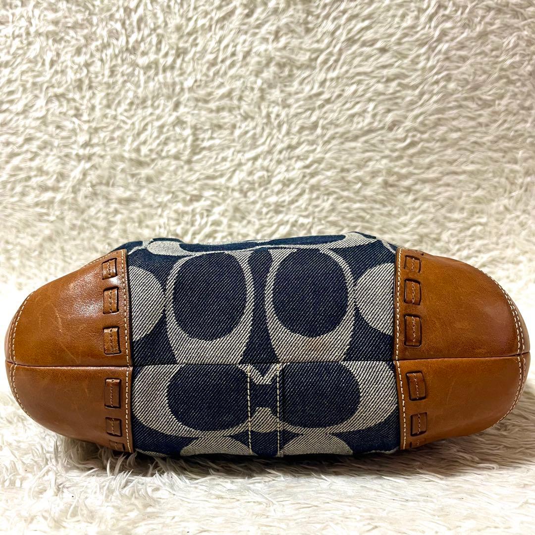 ✨状態良好✨COACH ワンショルダーバッグ y2k シグネチャー デニム生地