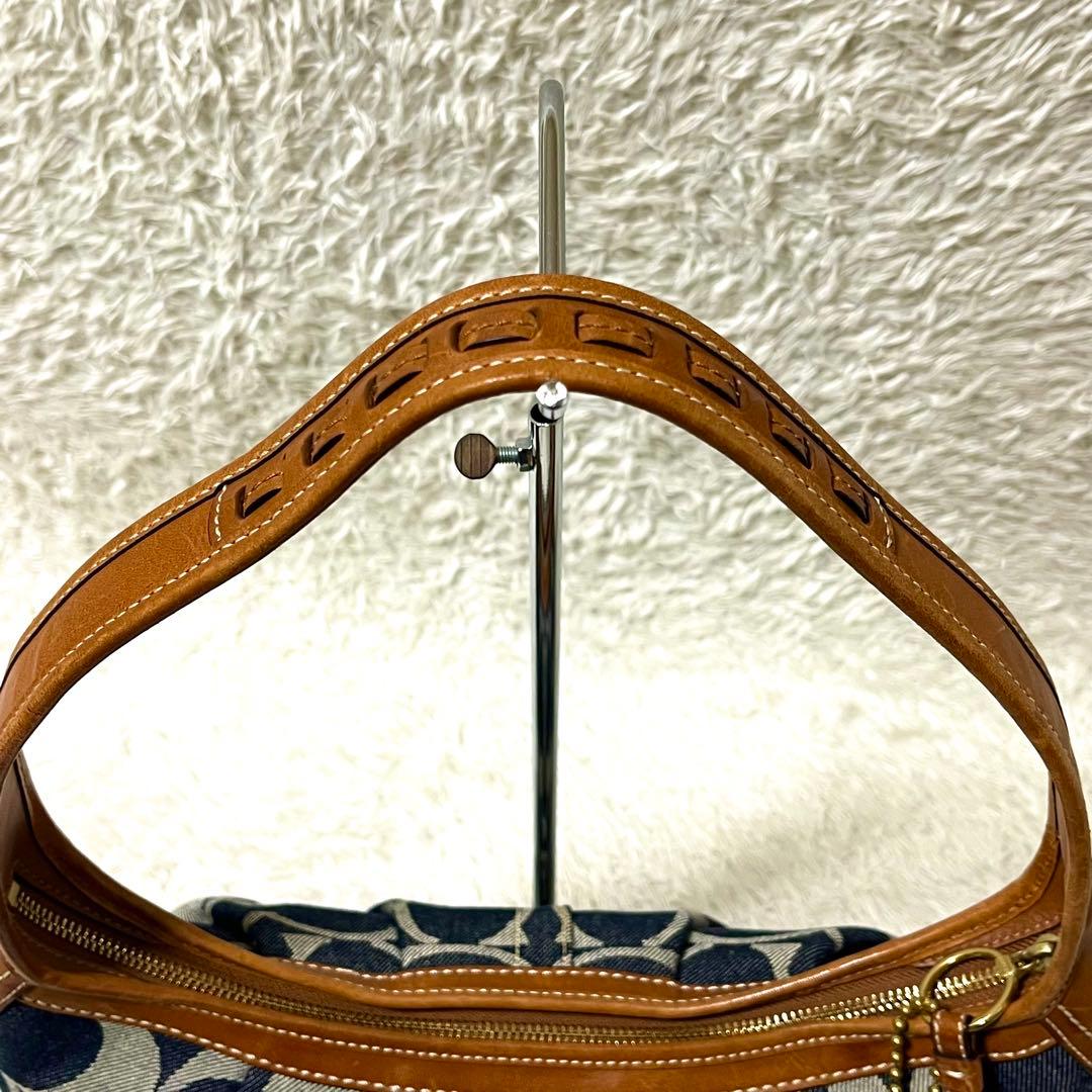 ✨状態良好✨COACH ワンショルダーバッグ y2k シグネチャー デニム生地
