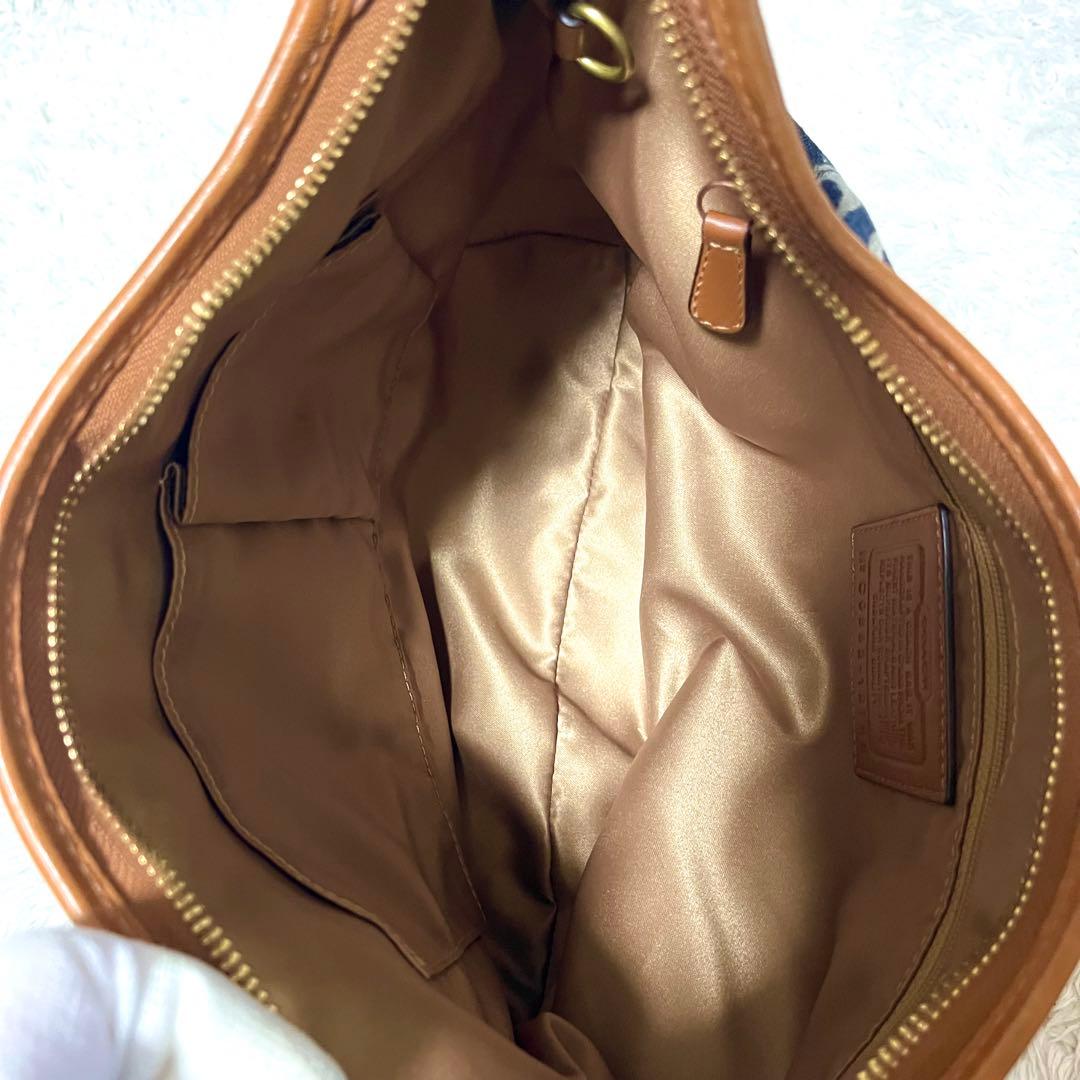 ✨状態良好✨COACH ワンショルダーバッグ y2k シグネチャー デニム生地