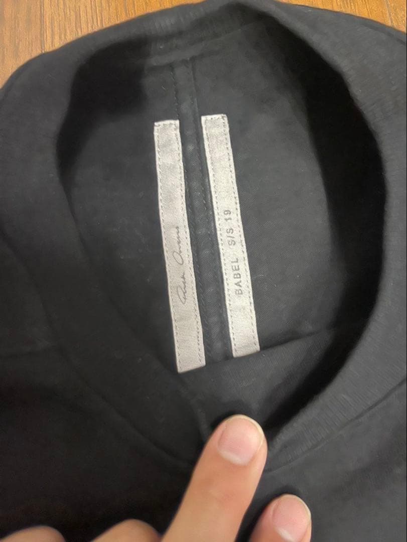 Rick Owens リックオウエンス BABEL 19 ブラック長袖カットソー