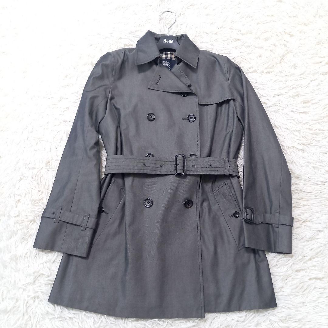 ●良品●　BURBERRY　ノバチェック　トレンチ　スプリングコート　ベルト