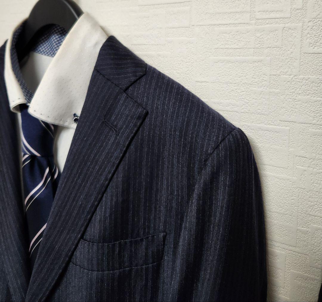 ユニバーサルランゲージ　×　ゼニア　メンズ　スーツ　セットアップ　濃紺