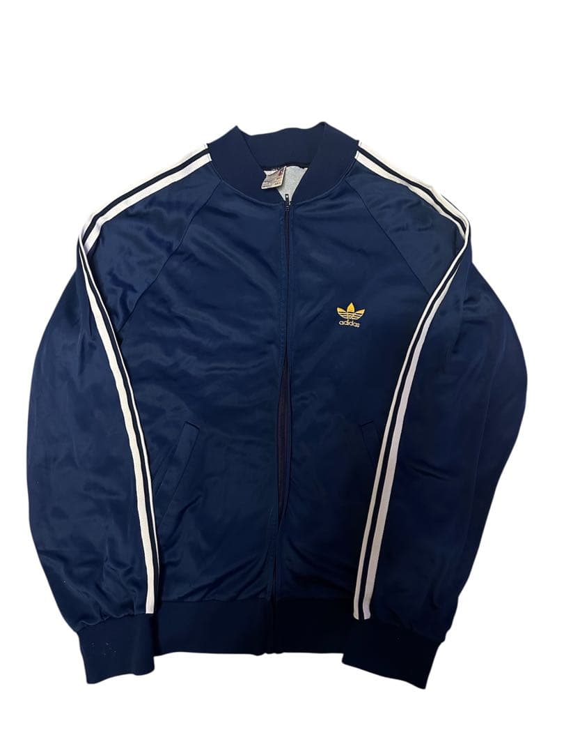 「希少」adidas ネイビー 70s ATPトラックジャケット フランス製