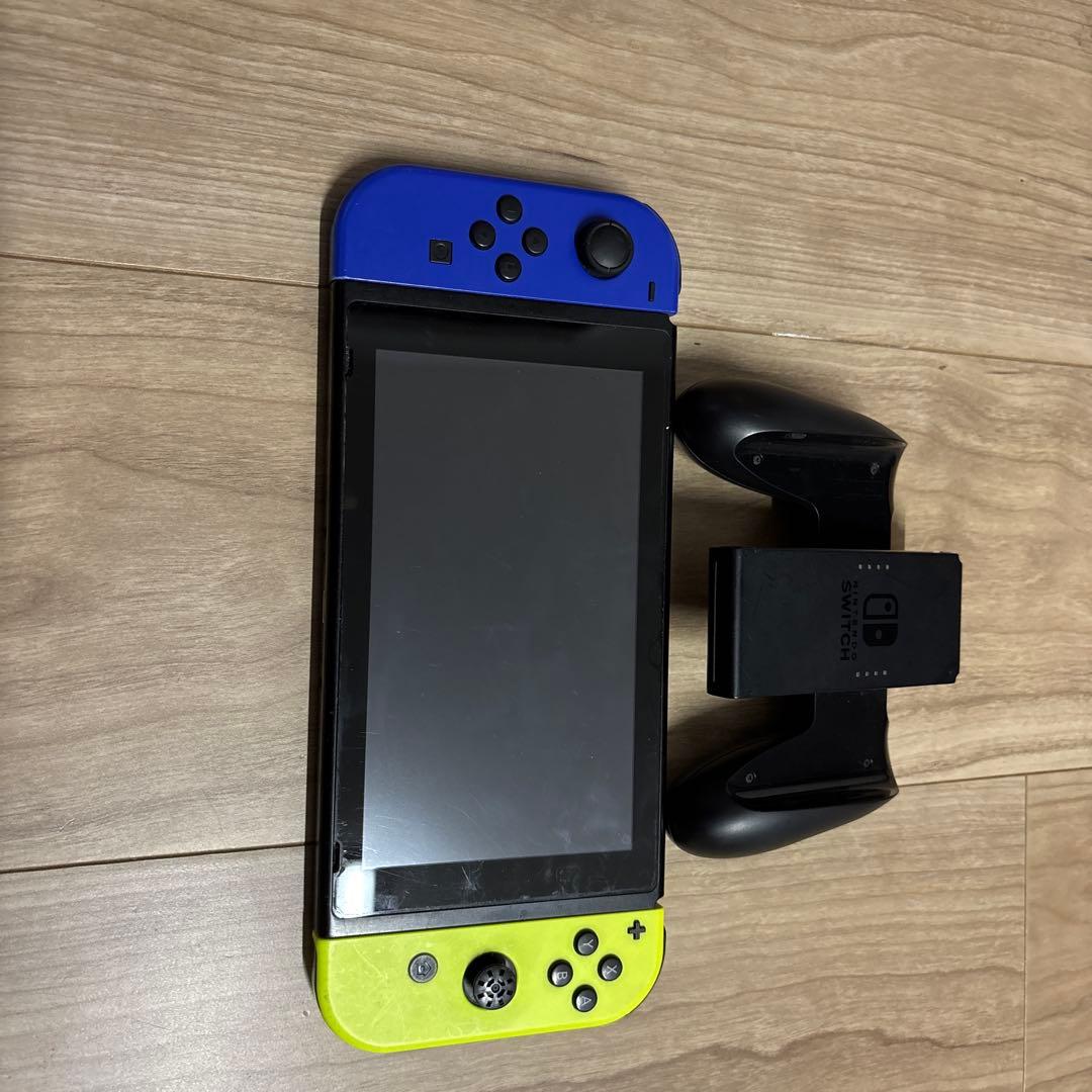 Nintendo Switch ジャンク品ジョイコングリップ付き