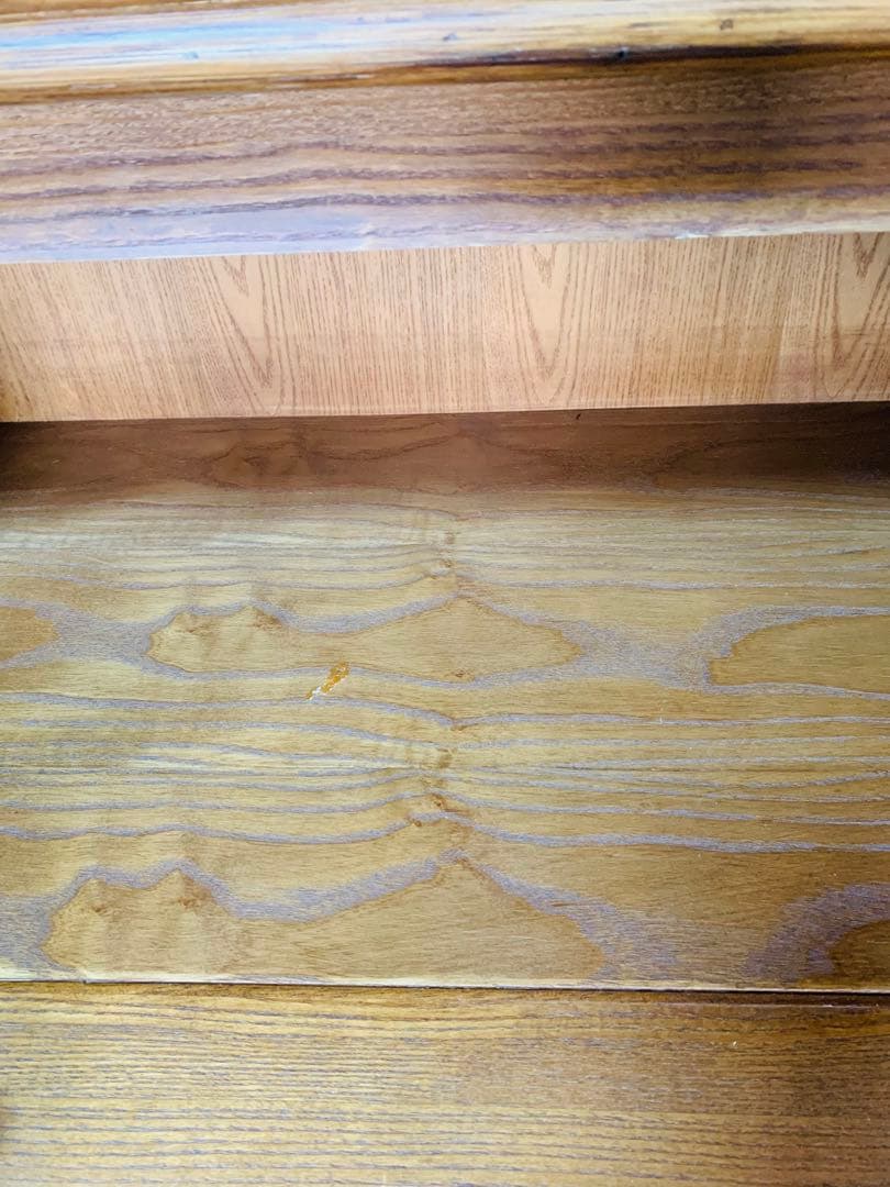 み*み様 【美品】大容量 レトロ アンティーク 丸十家具 ラタン ライティングビ