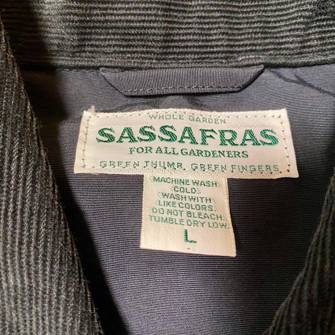 ササフラス カバーオール L 黒 ロクヨン