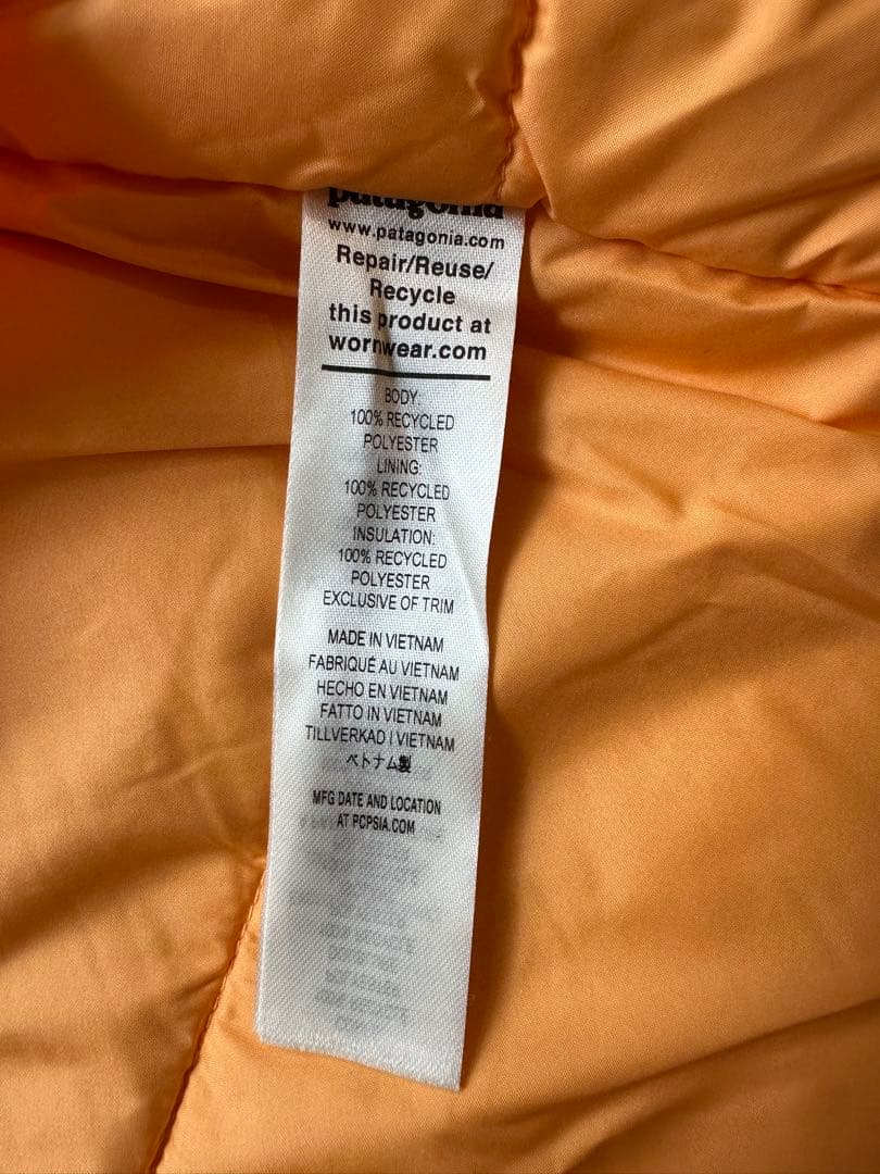 パタゴニア キッズパウダータウンスキージャケット Lサイズ 青/灰色