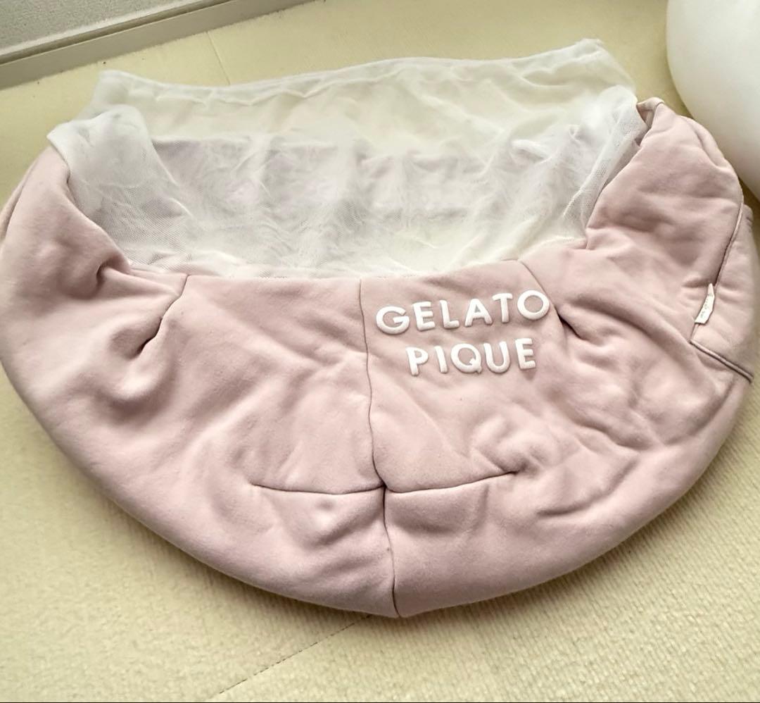 風*様 【新品未使用】ジェラートピケスリングキャリーバッグ ピンクベージュ