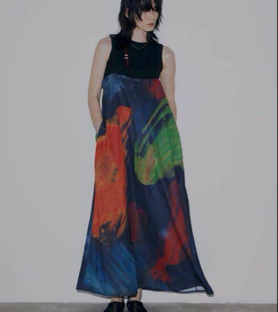 【Ameri Vintage】3WAY MARGOT GEL ART DRESS