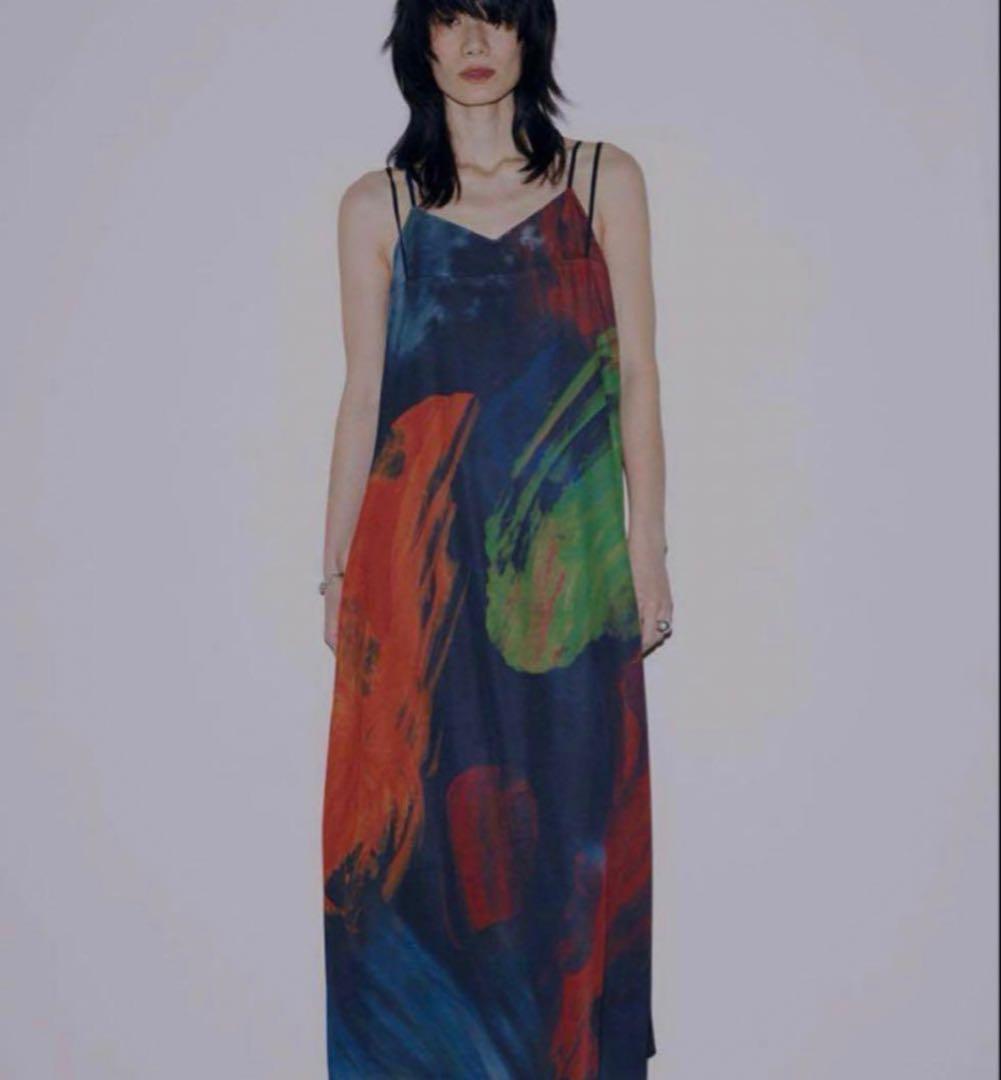 【Ameri Vintage】3WAY MARGOT GEL ART DRESS