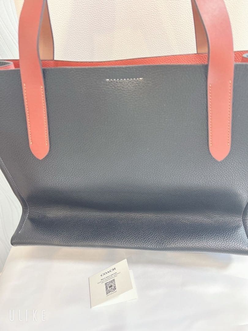 COACH レザートートバッグ 黒