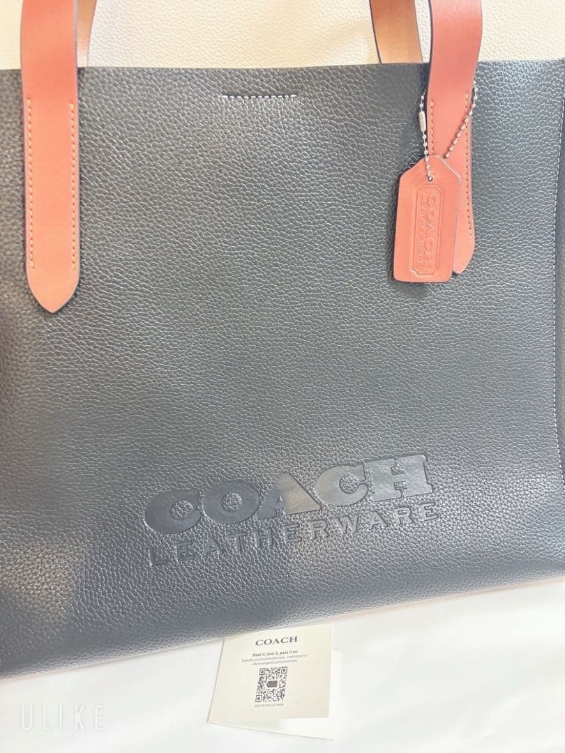 COACH レザートートバッグ 黒