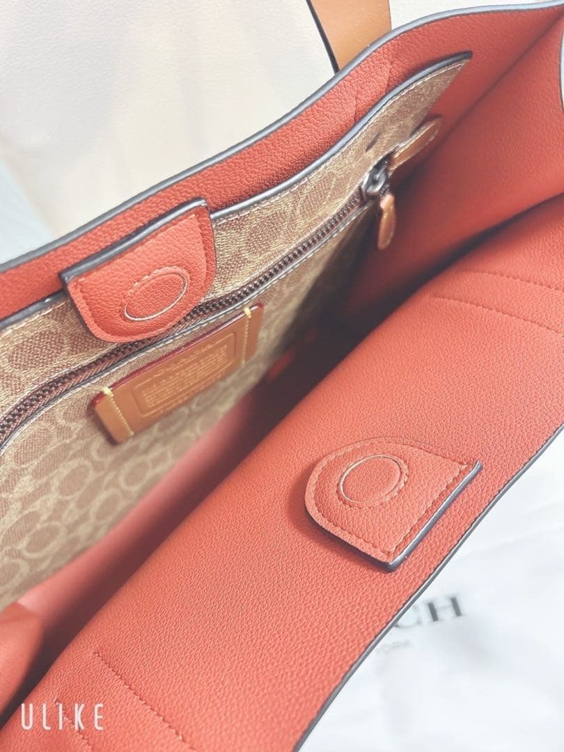 COACH レザートートバッグ 黒