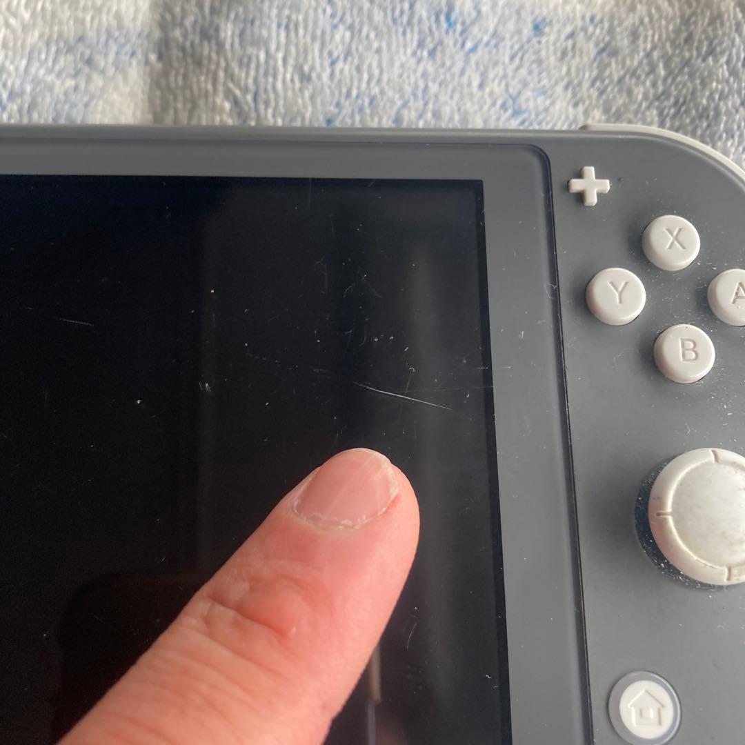 Nintendo Switch Lite Gray 本体 充電器付き　箱無し