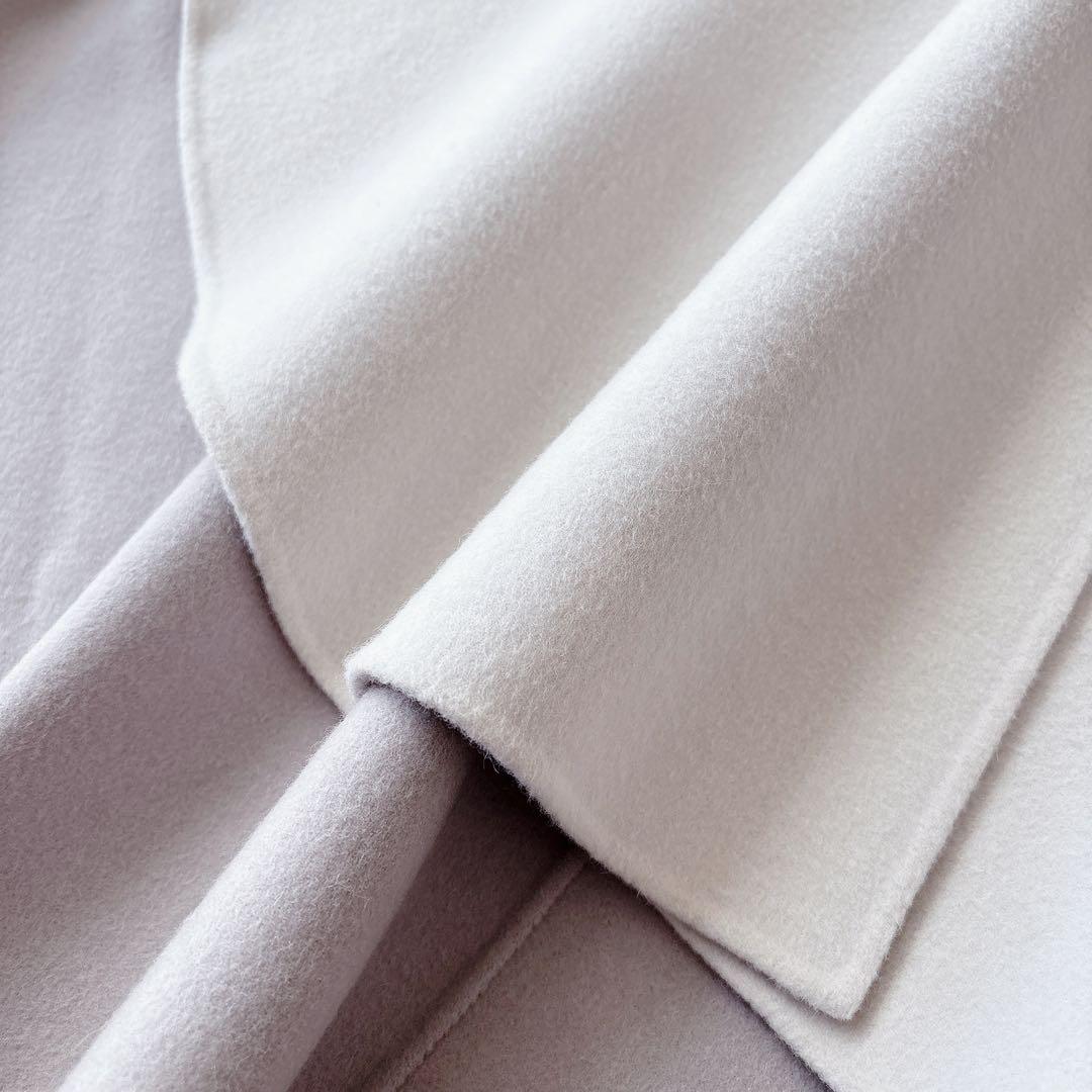 新品★ADORE｜定価8.5万 2TONE リバーフードコート ケープ 38