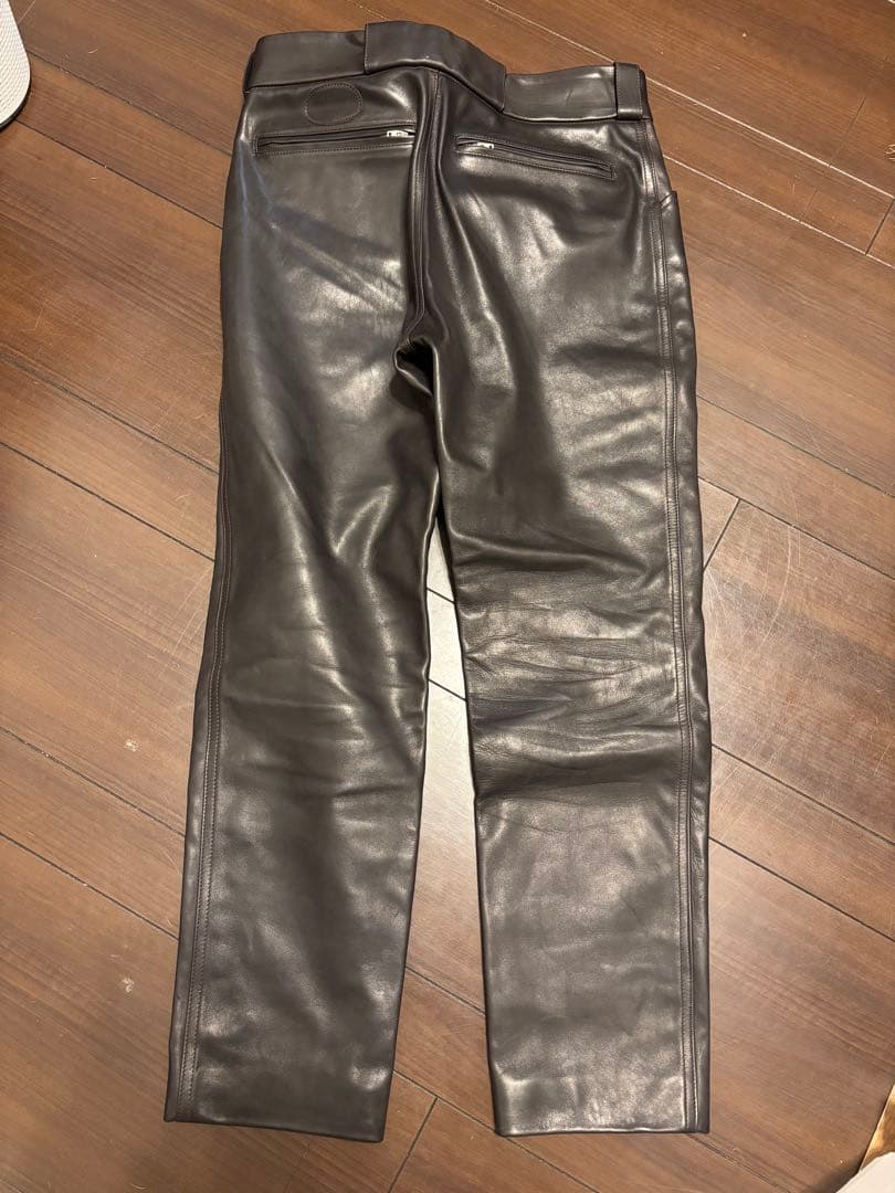 22AW comoli ホースレザー ライダーパンツ