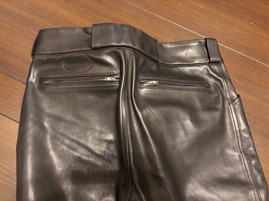 22AW comoli ホースレザー ライダーパンツ