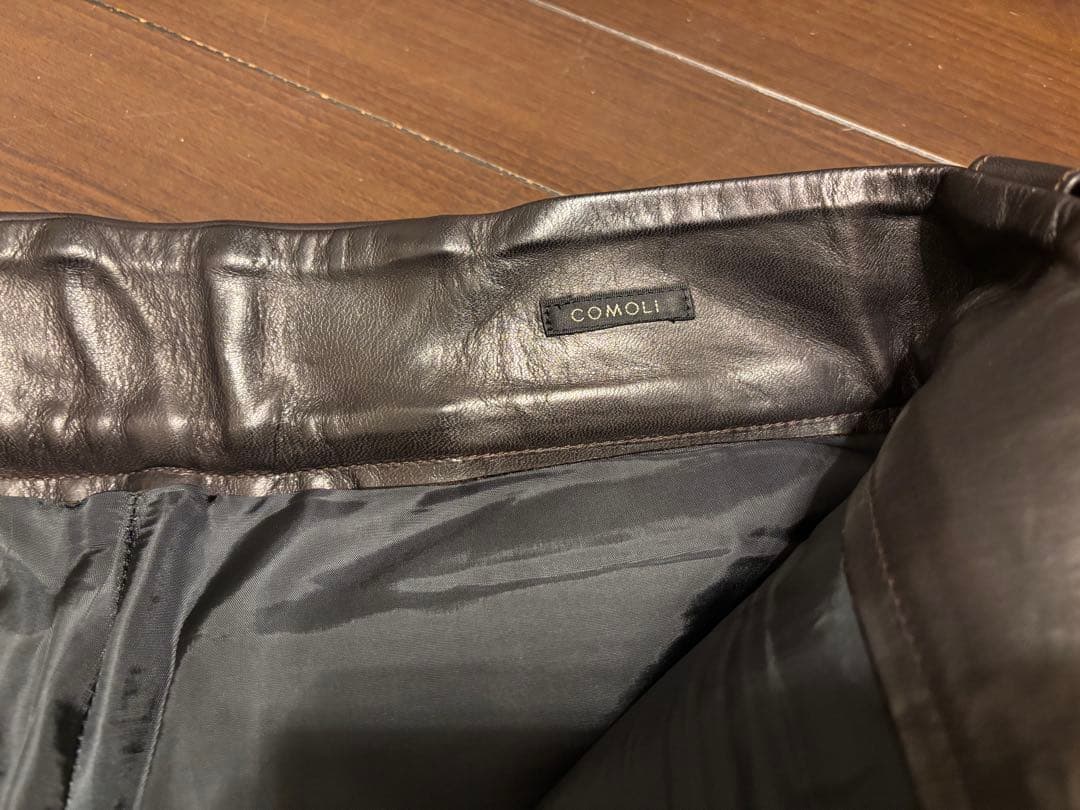22AW comoli ホースレザー ライダーパンツ