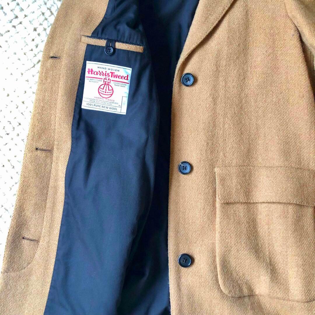 値下MARGARETHOWELL×HARRISTWEEDツイードチェスターコート