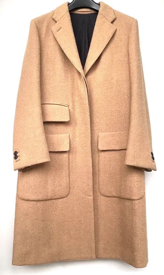 値下MARGARETHOWELL×HARRISTWEEDツイードチェスターコート