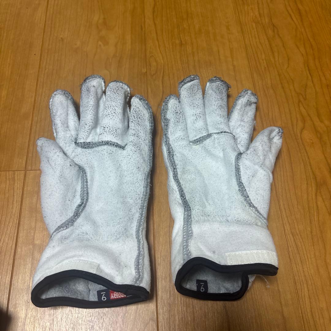 Hestra レザー ミトングローブ 黒