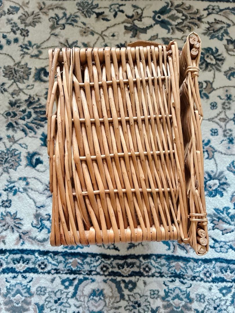 フォートナム&メイソン ハンパー バスケット　カゴ　籐　F&M ピクニック