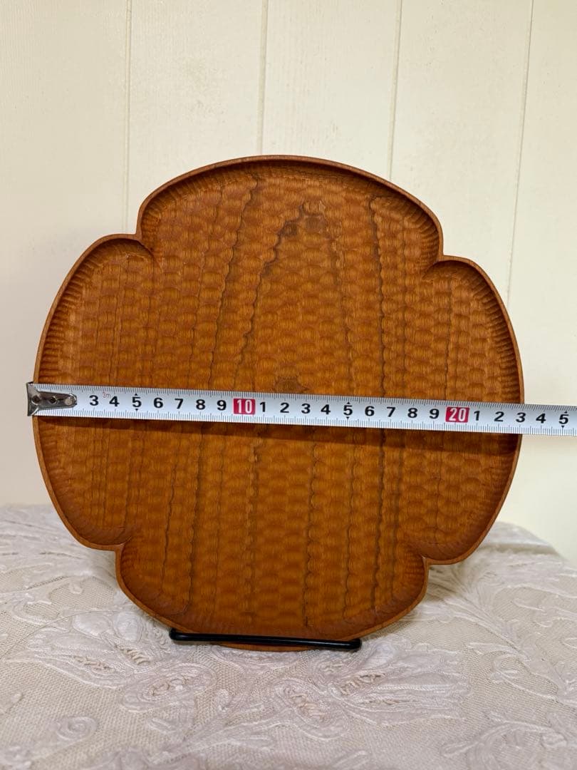 専用になりました　2枚まとめて　新品未使用　高塚和則　花形パン皿　24センチ