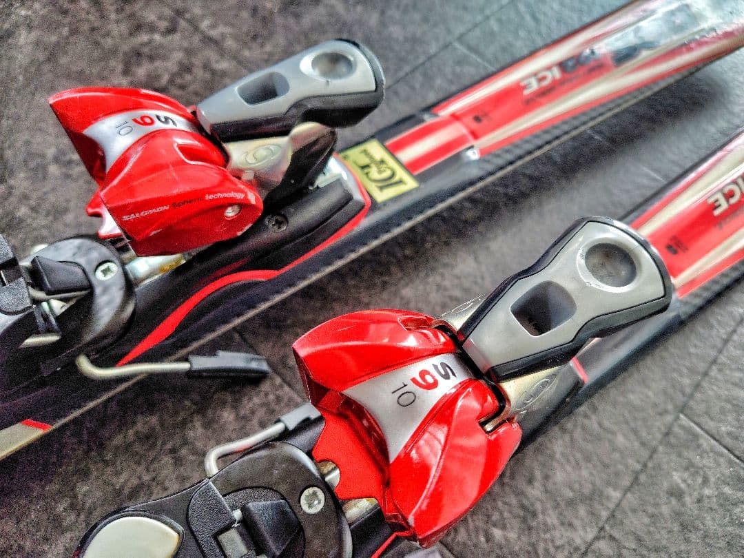 ★値下げ　Fischer スキー板　 フィッシャー　赤＆白 165〜166cm