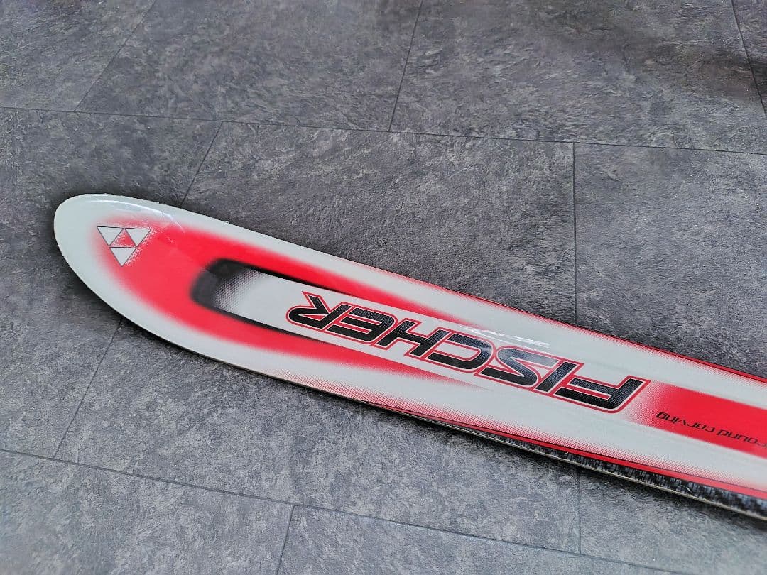 ★値下げ　Fischer スキー板　 フィッシャー　赤＆白 165〜166cm