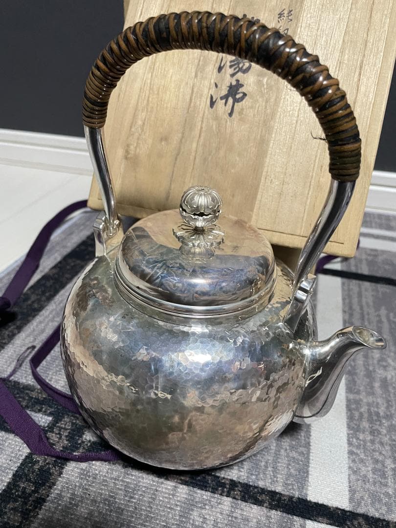 純銀　湯沸かし ヤカン 692g