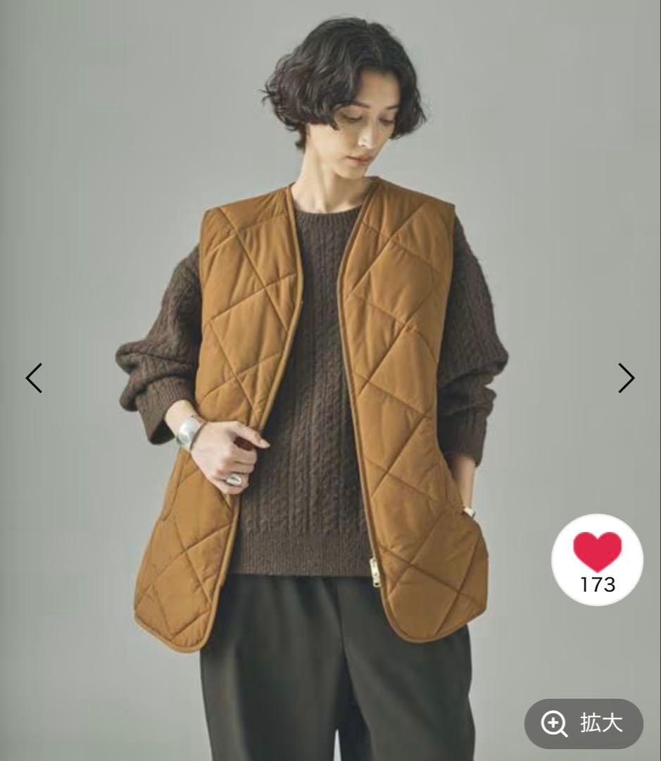 【週末限定お値下げ】Curensology 「＆RC」コットンワークブルゾン