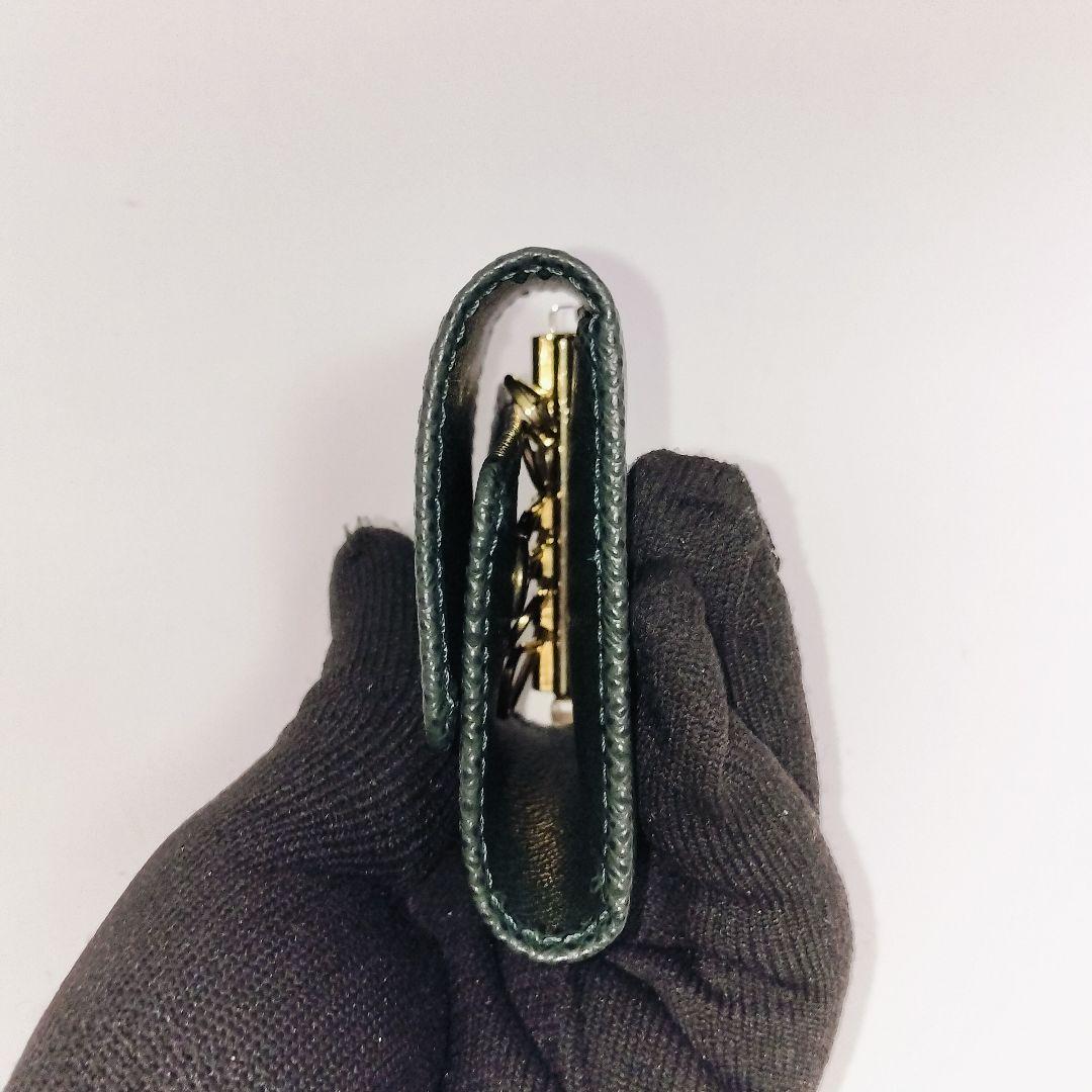 【未使用級】ルイヴィトン ミュルティクレ6 タイガ ダークグリーン キーケース