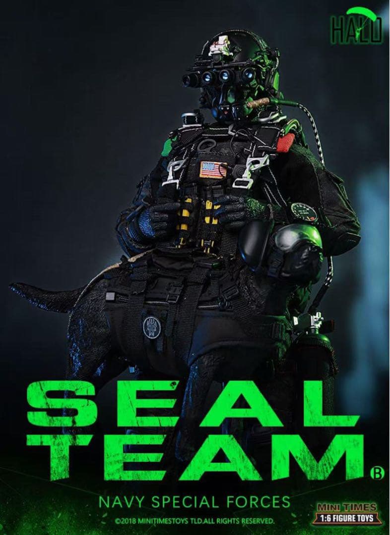 ミリタリー HALO SEAL TEAM NAVY SPECIAL FORCES 1/6