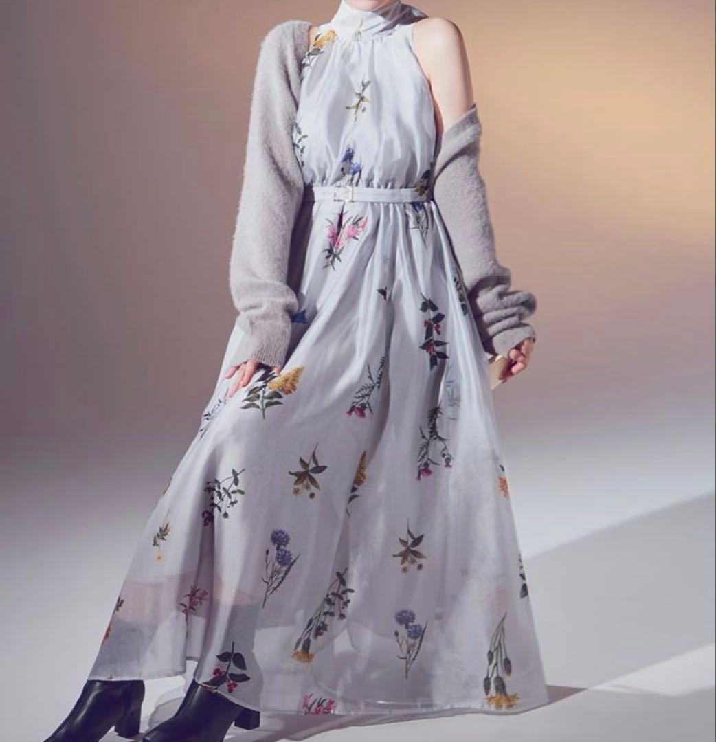 スナイデル Sustainableフラワーモチーフワンピース×ボレロセット