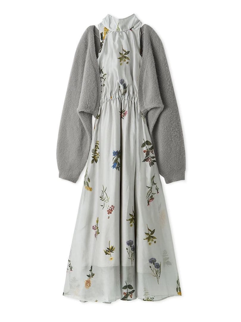 スナイデル Sustainableフラワーモチーフワンピース×ボレロセット