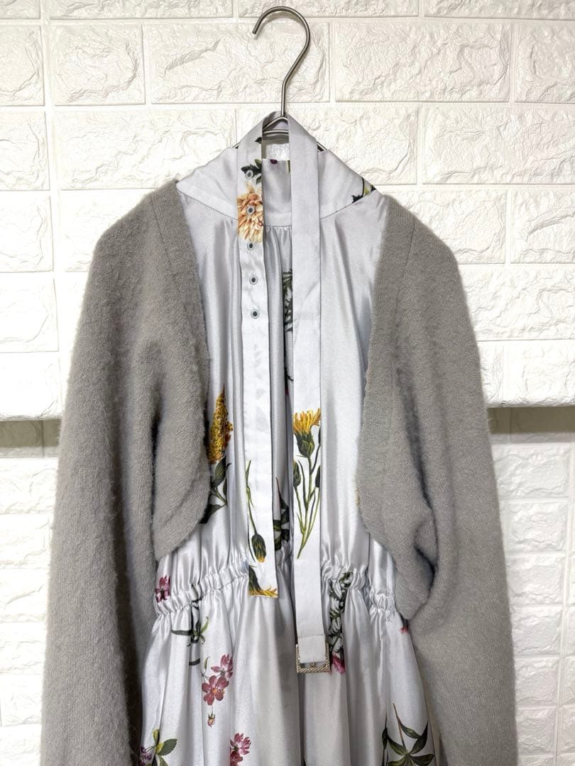 スナイデル Sustainableフラワーモチーフワンピース×ボレロセット