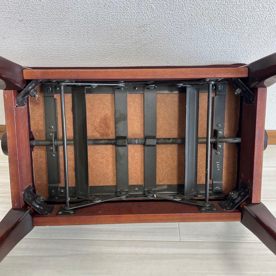 【中古美品】ヤマハピアノ付属椅子木目猫脚（No50同等品）送料込み