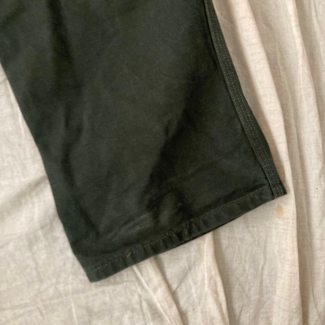 90s カーハート ダブルニー ペインターパンツ グリーン カーキ ダック