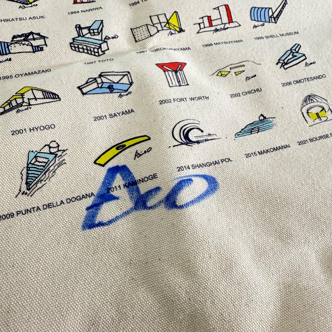 安藤忠雄直筆サイン入り TADAO ANDO YOUTH トートバッグ 新品